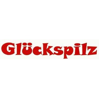 Velour-Motiv - Glckspilz - rot - lieferbar