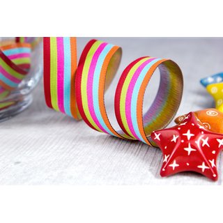 Farbenmix Webband Stripes sweets - 2 Meter Stck