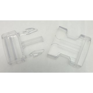 Steckschliee Rucksackschliee fr 40 mm Gurtband transparent klar