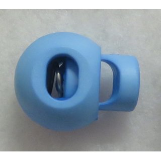 Kordelstopper fr Kordeln bis 6-7 mm hellblau