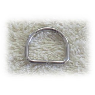 D Ringe - verschiedene Gren 20 mm - Farbe silber