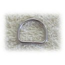 D Ringe - verschiedene Gren 20 mm - Farbe silber
