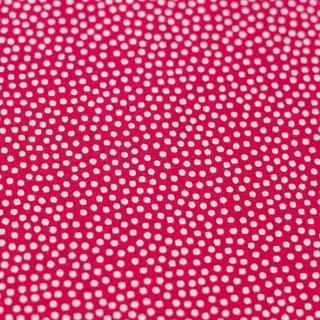 Baumwollstoff Dotty pink/wei