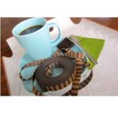 Farbenmix Webband Ringelband schoki