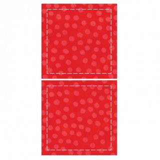 Accu Quilt Stoffstanz-Schablone 2 Quadrate 3 1/4 (8,255 x...