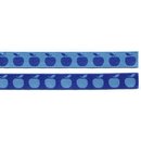 SeruKid - Webband Apfel - blau hell dunkel - 2 Meter Stück