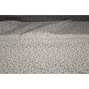 Feincord Bari - feine Blumenranken braun/beige -...