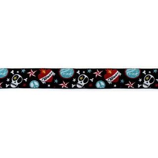 Farbenmix Webband Skull - 2 Meter Stück