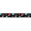 Farbenmix Webband Skull - 2 Meter Stck