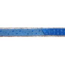 SeruKid - Webband - Hund blau hell/dunkel - 2 Meter Stck