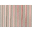 Westfalenstoffe Webstoff Streifen braum mit beige und rot