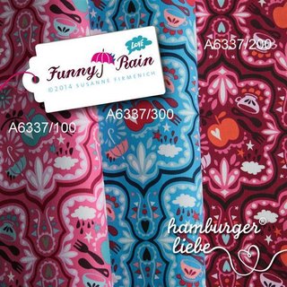 Hamburger Liebe Feincord - Things I Love - Funny Rain pink - siehe links im Bild