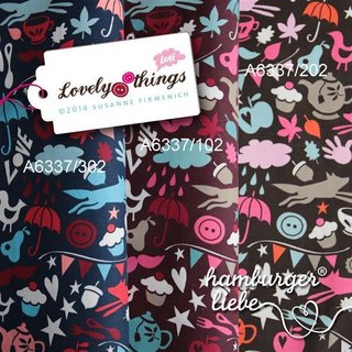 Hamburger Liebe Feincord - Things I Love - Lovely Things - dunkelblau - siehe links im Bild