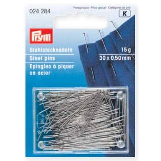 Prym Stahlstecknadeln super fein - 30 mm lang - 15 Gramm