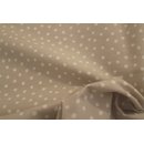 Webware Florence beige mit unregelmäßigen kleinen Punkten