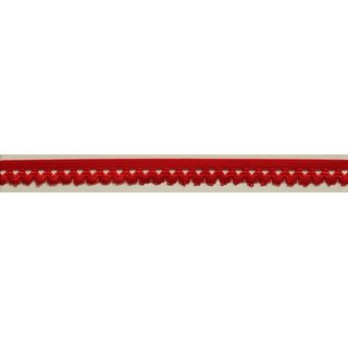 Wschegummi Ziergummi Rschengummi 15 mm breit - rot