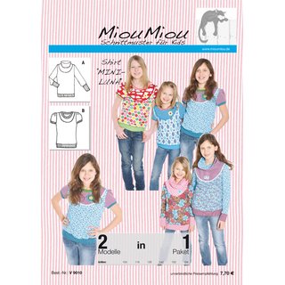 Schnittmuster für Kinder Shirt Mini-Luna Gr. 104 bis 164
