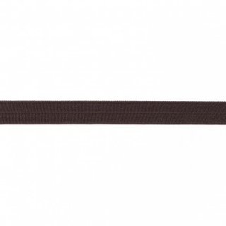 Elastisches Einfassband Falzgummi, choco braun