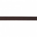 Elastisches Einfassband Falzgummi, choco braun
