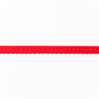 Elastisches Einfassband mit Bogenkante rot