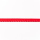 Elastisches Einfassband mit Bogenkante rot