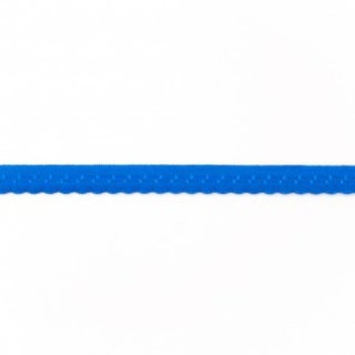 Elastisches Einfassband mit Bogenkante kobaltblau