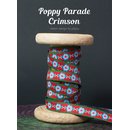 Farbenmix Webband Poppy Parade Crimson - 2 Meter Stck