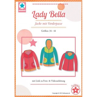 Farbenmix Schnittmuster Lady Bella Jacke mit Vorderpasse