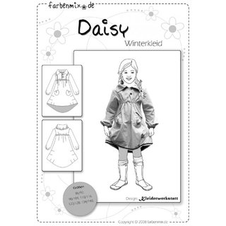 Farbenmix Schnittmuster Daisy Winterkleid