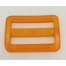 Gurtband Regulierer 30 mm breit transparent orange
