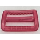 Gurtband Regulierer  40 mm breit transparent pink