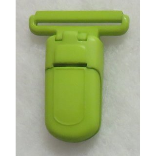Schnullerketten Clip Kunststoff grün