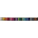 Schrägband in 63 Farben 18 mm vorgefalzt uni