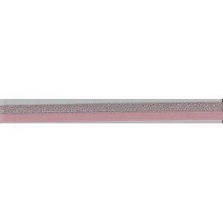 Elastisches Einfassband Falzgummi mit silber Glitzer rosa