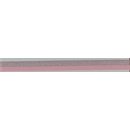 Elastisches Einfassband Falzgummi mit silber Glitzer rosa