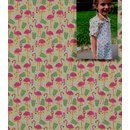 Baumwollstoff Tropic Flamingo