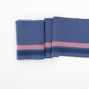 Fertigbndchen Cuff Bndchen gestreift rauchblau,...