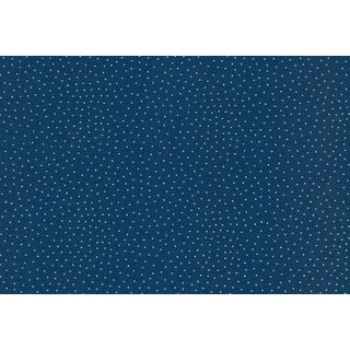 Westfalenstoffe Baumwolle Bangkok - jeansblau mit kleinen...