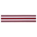 Ripsband weigrundig mit rot und blau