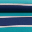 Jersey Blockstreifen blau
