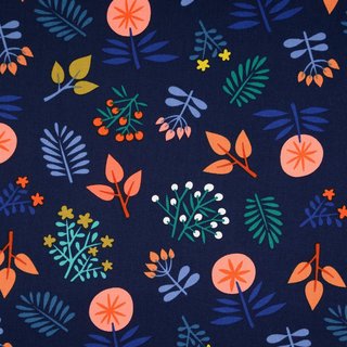 Cozy Cabin - Wild Wonders Canvas navy