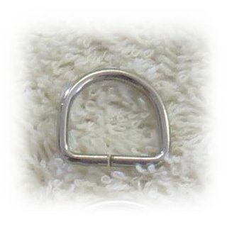 D Ringe - verschiedene Größen 15 mm - Farbe silber