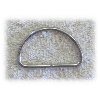 D Ringe - verschiedene Größen 40 mm - Farbe silber