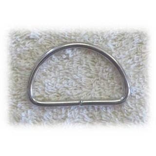D Ringe - verschiedene Gren 40 mm - Farbe silber