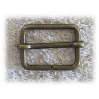 Gurtversteller - 2,5 cm altmessing