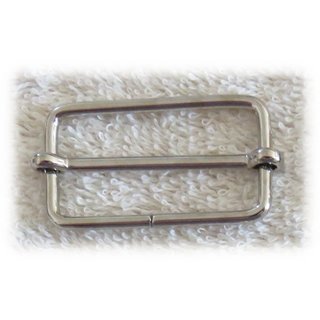 Gurtversteller - 4 cm silber