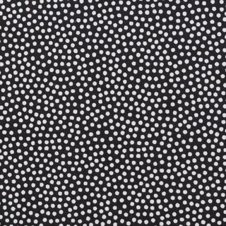 Baumwollstoff Dotty schwarz weiß