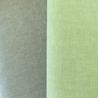 leichter Baumwollleinen (110gr/m²) in grün meliert oder graubraun