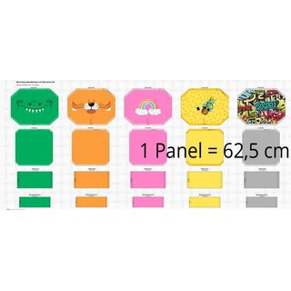 Maskenpanel - 5 Maskenvordrucke Größe S (Kids)
