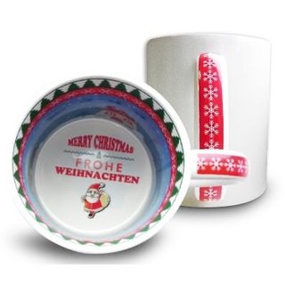 personalisierbare Weihnachtstasse - versch. Motive